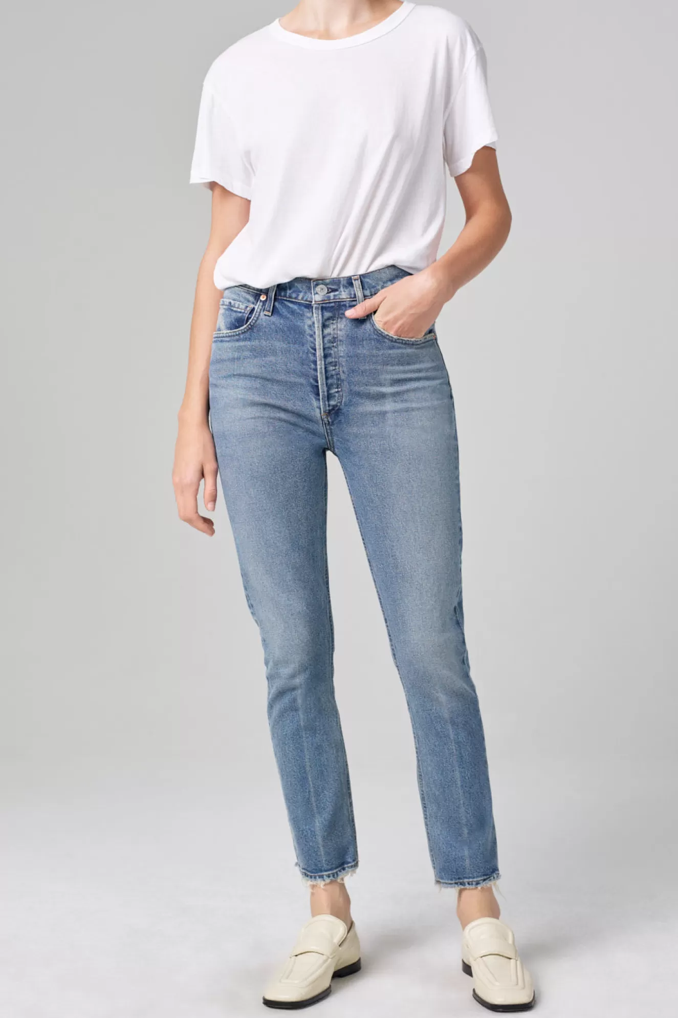 Clearance Jolene High Rise Vintage Slim Denim