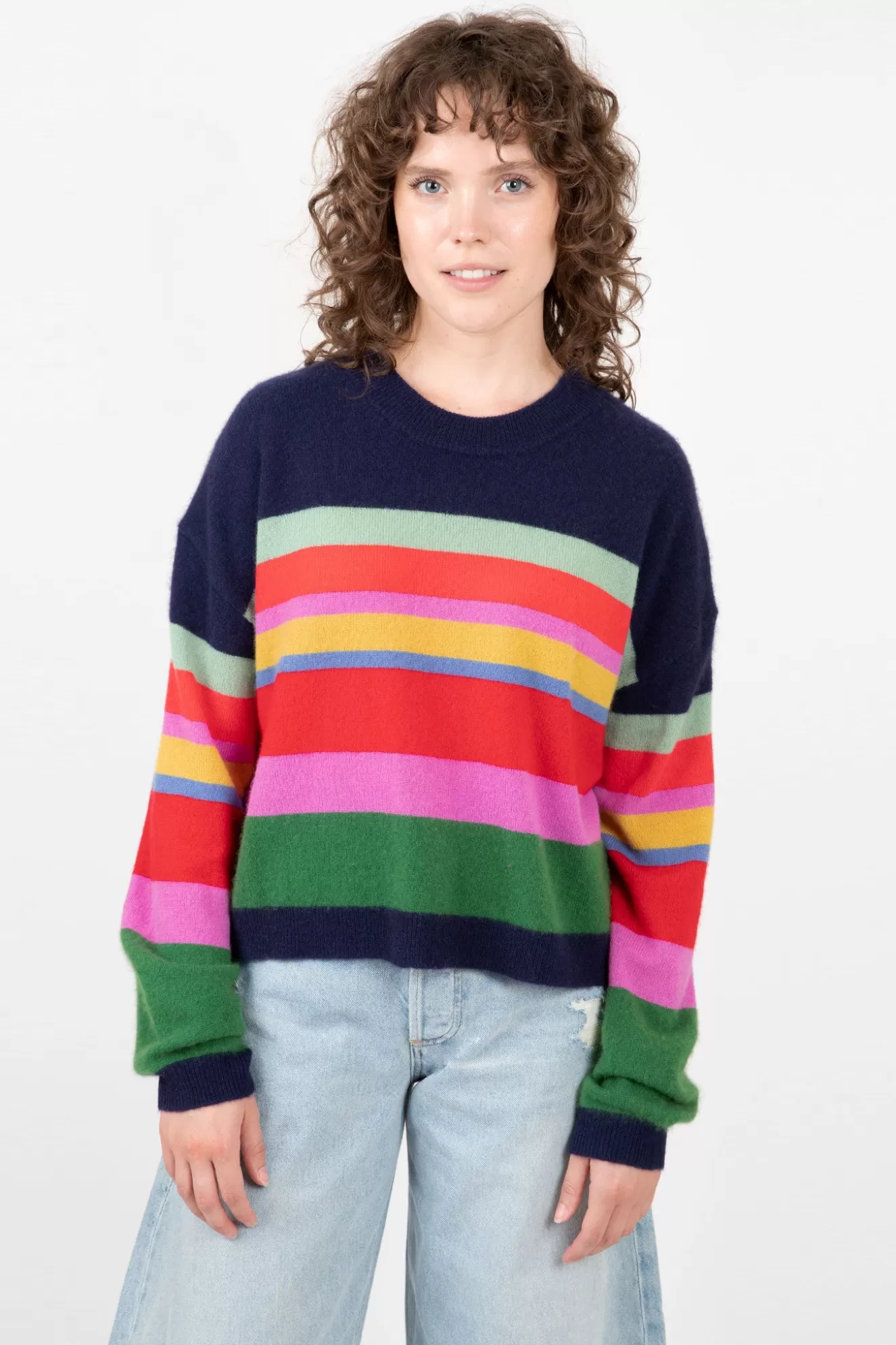 Store Kacey Cashmere Striped Sweater Sweaters & Knits