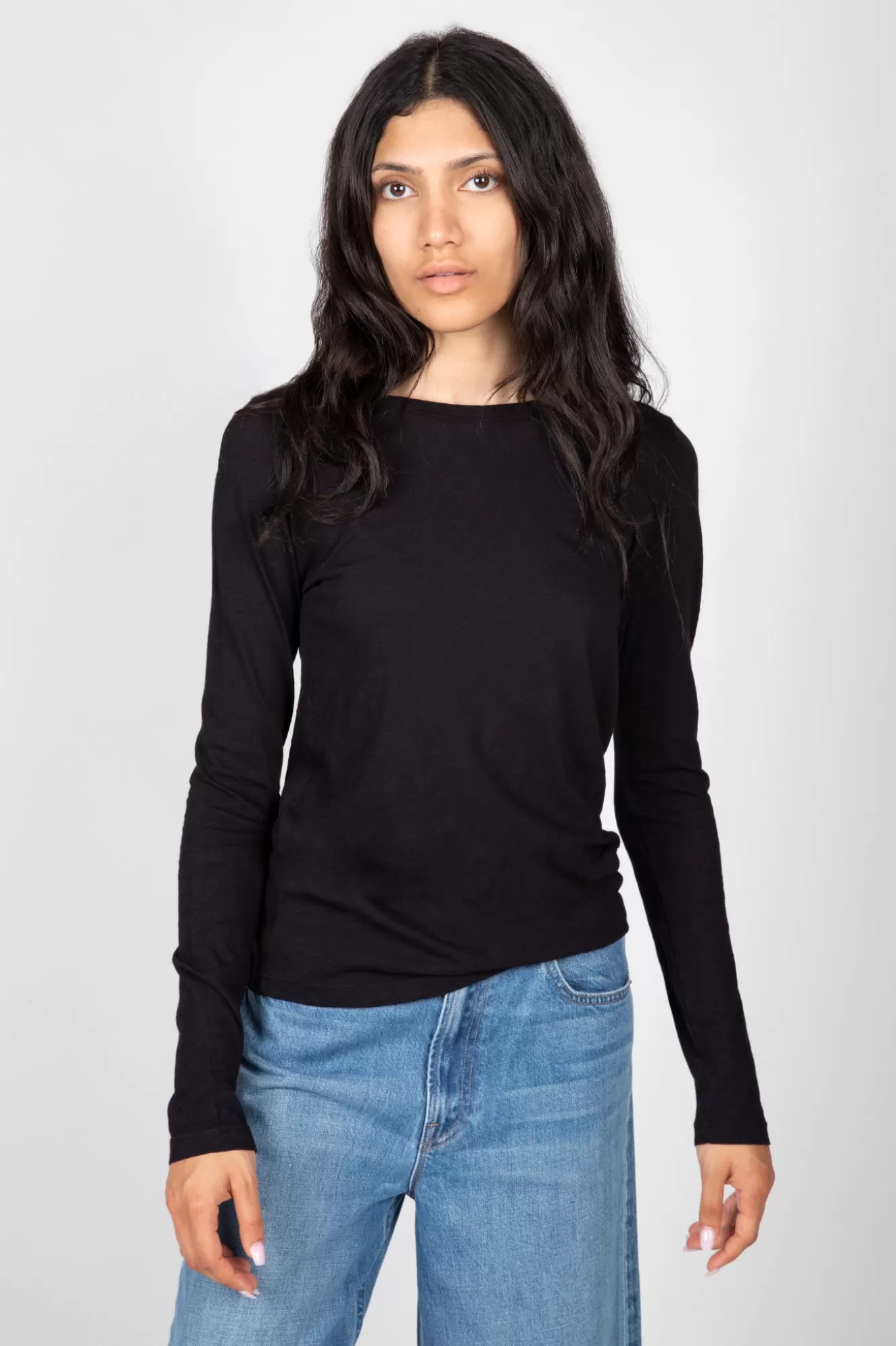 Clearance Lizzie Original Slub Long Sleeve Tee T-Shirts