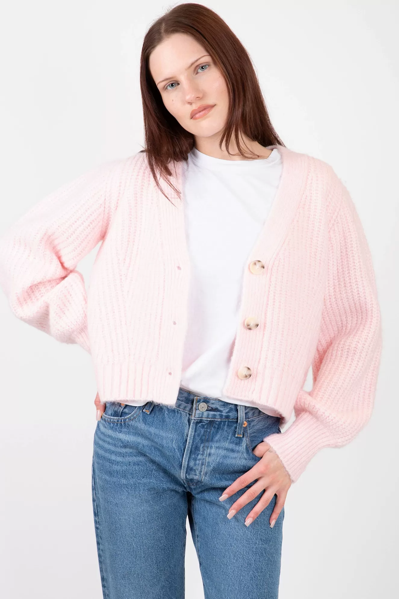 Shop Matilda Ribbed Cardigan Sweaters & Knits
