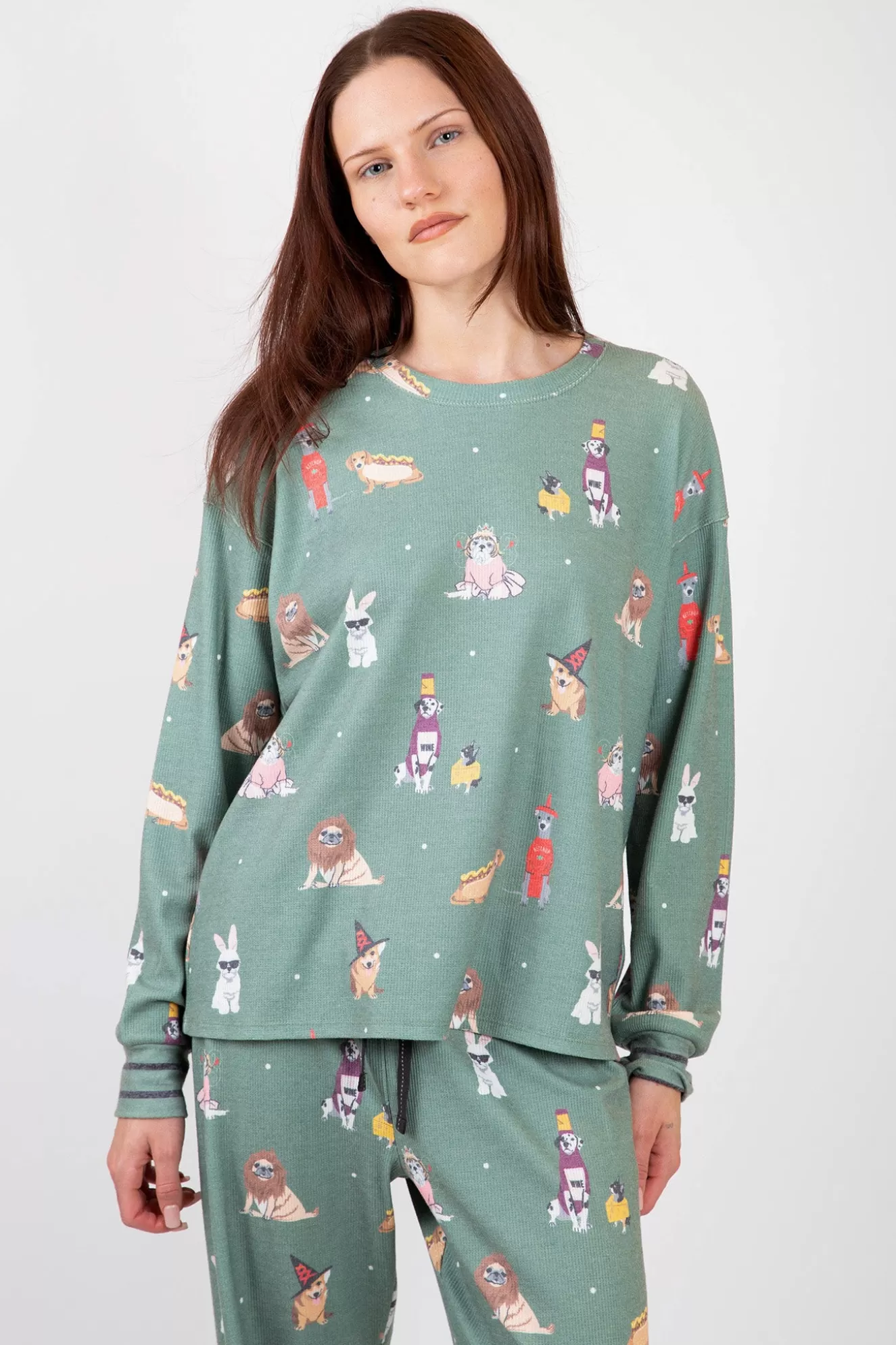 Store My Dog Is My Boo Long Sleeve Top Sleepwear