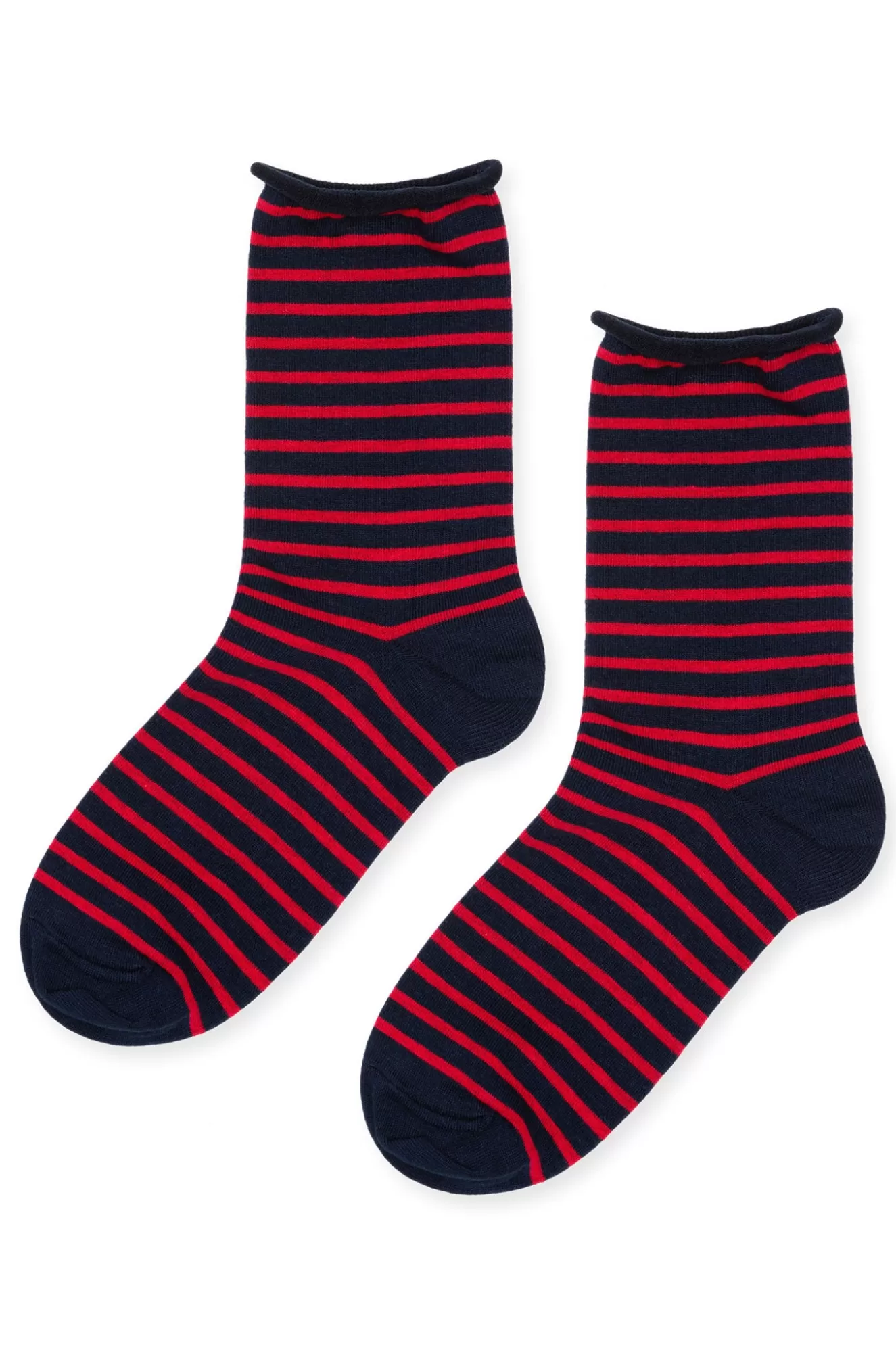Discount Nautical Stripe Crew Socks