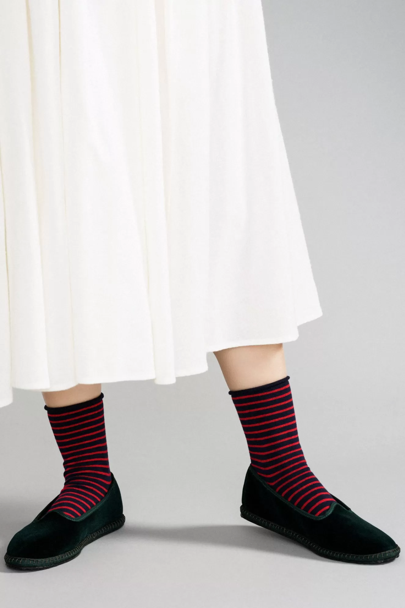 Discount Nautical Stripe Crew Socks
