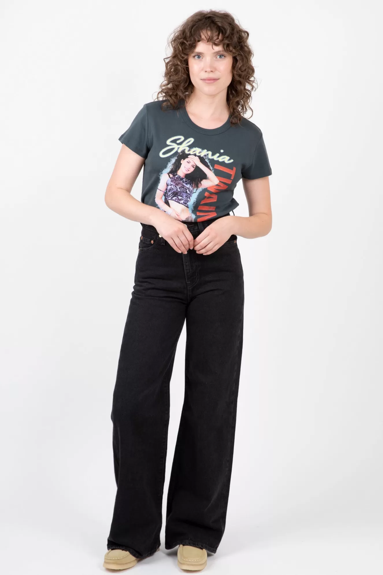 Sale Ribcage Wide Leg Jeans Denim