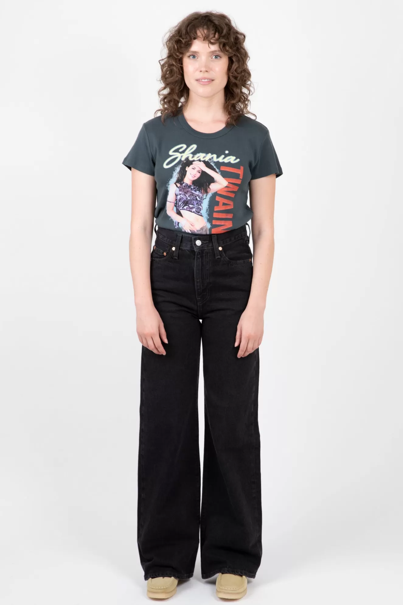 Sale Ribcage Wide Leg Jeans Denim