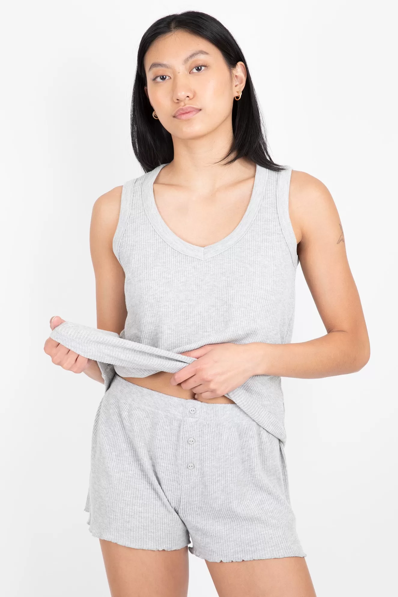 Outlet Textured Essentials Short Sleepwear