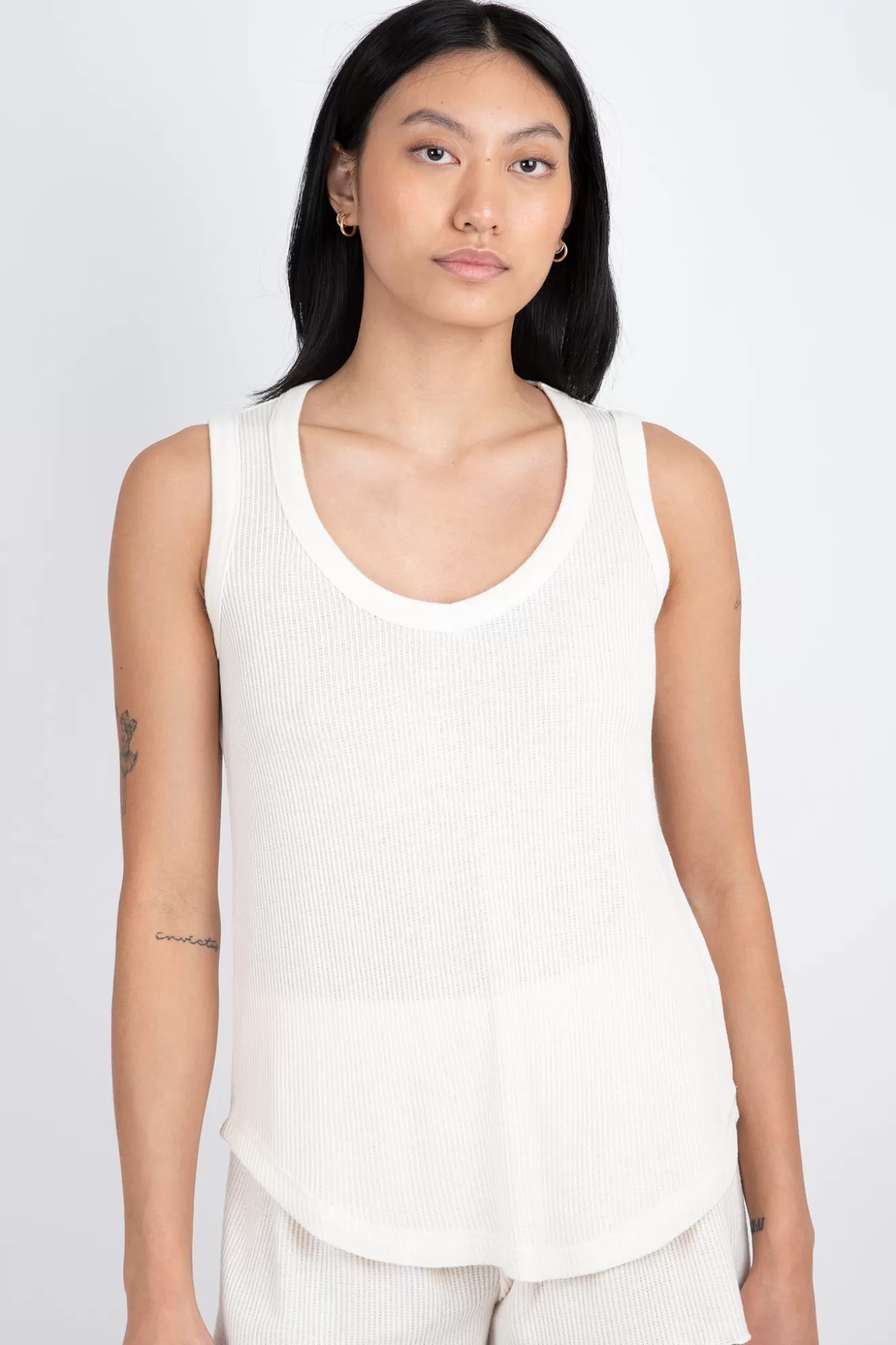 Outlet Textured Essentials Tank Sleepwear
