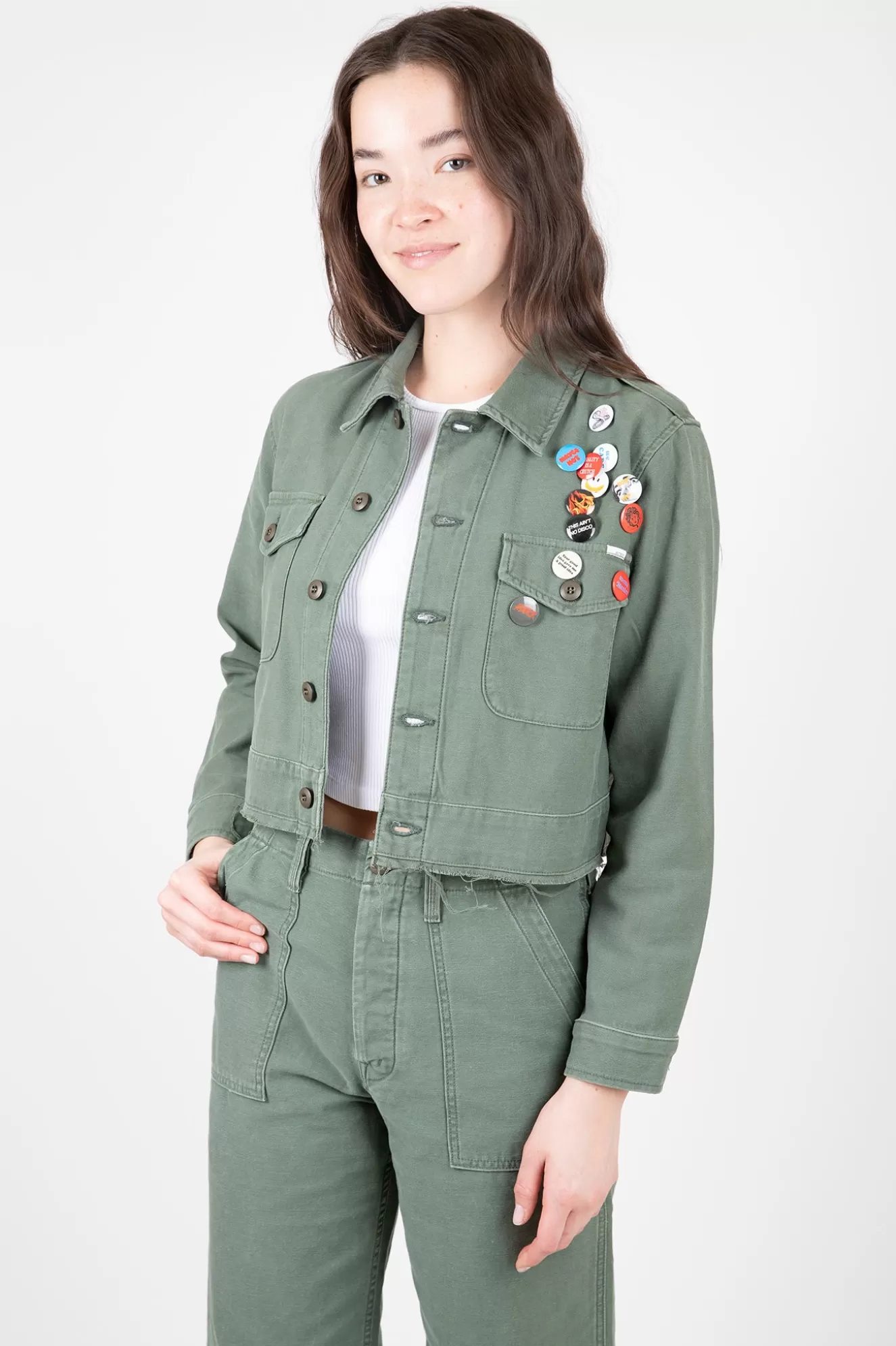 Online The Cropped Veteran Jacket Jackets & Coats