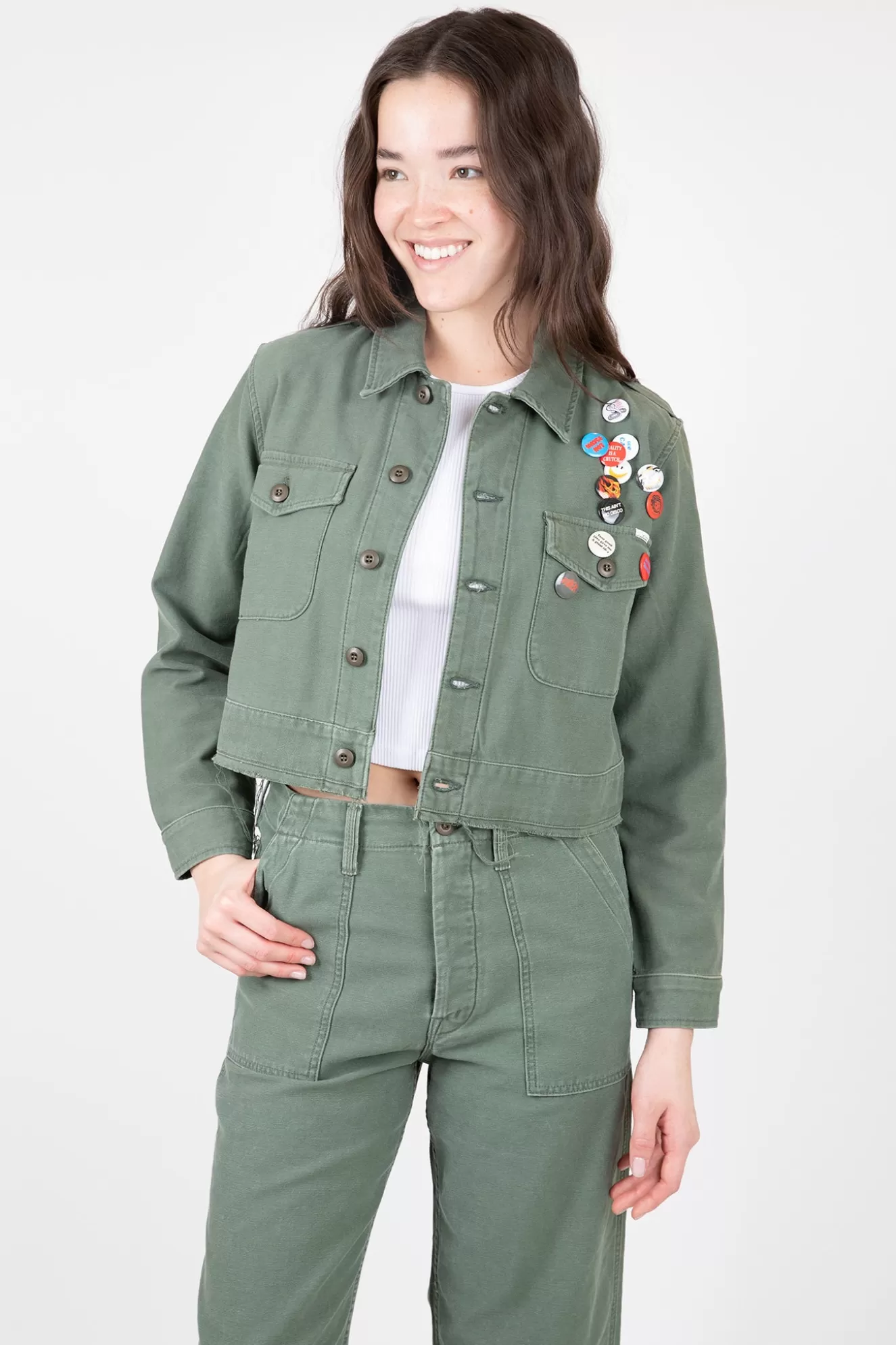Online The Cropped Veteran Jacket Jackets & Coats