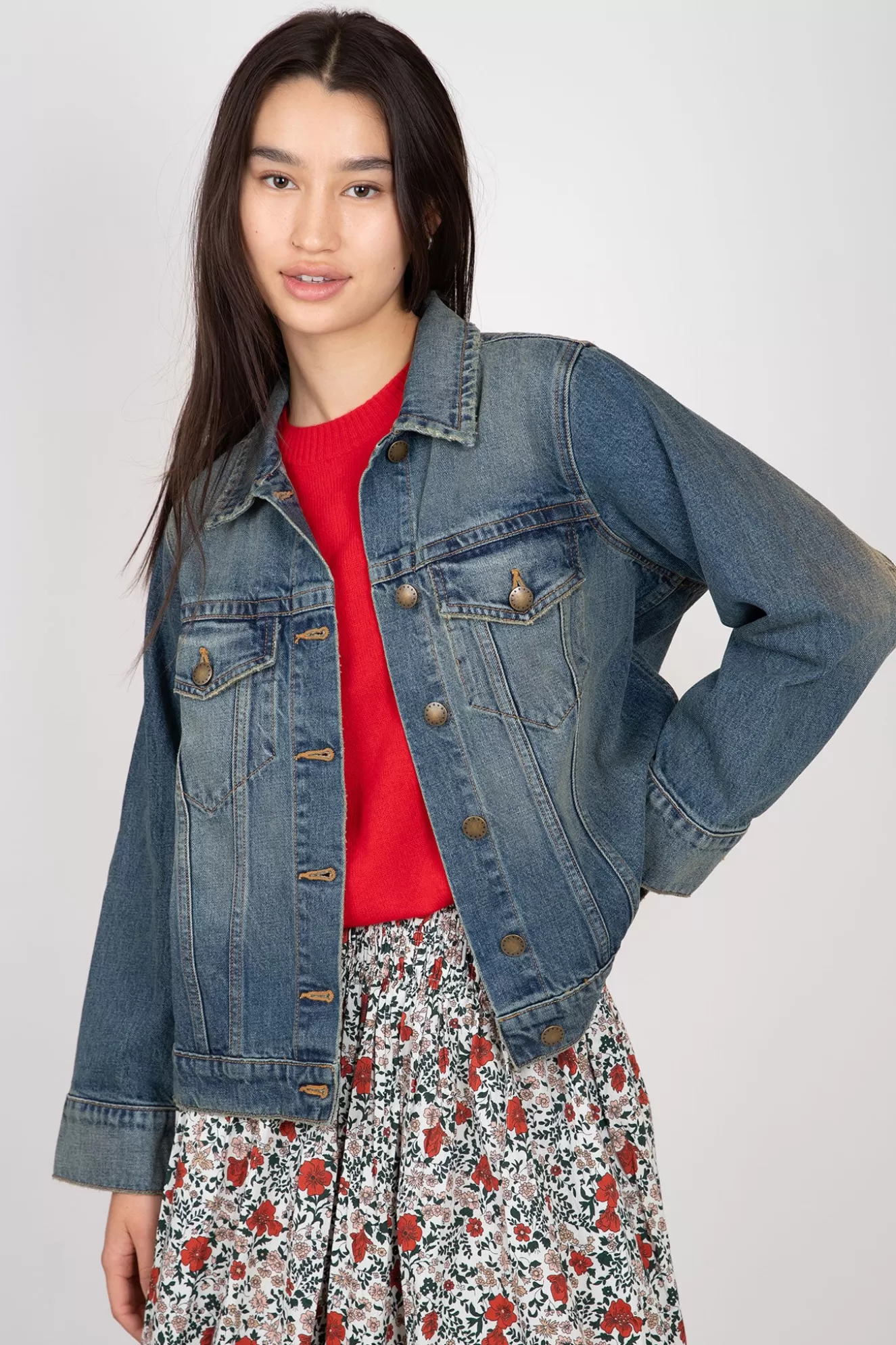 New The Slouchy Jean Jacket Jackets & Coats