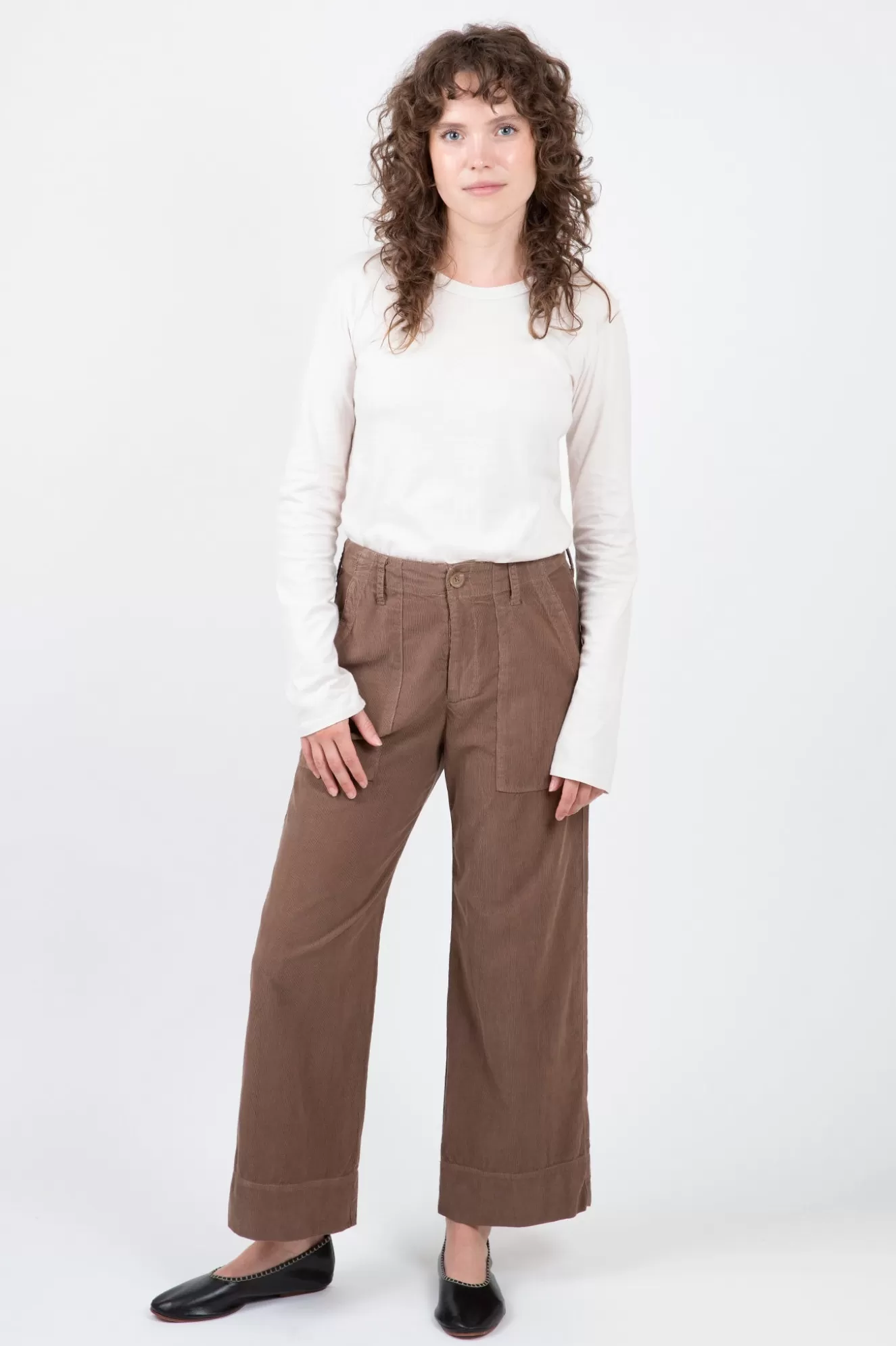 Outlet Vera Corduroy Wide Leg Pant Pants